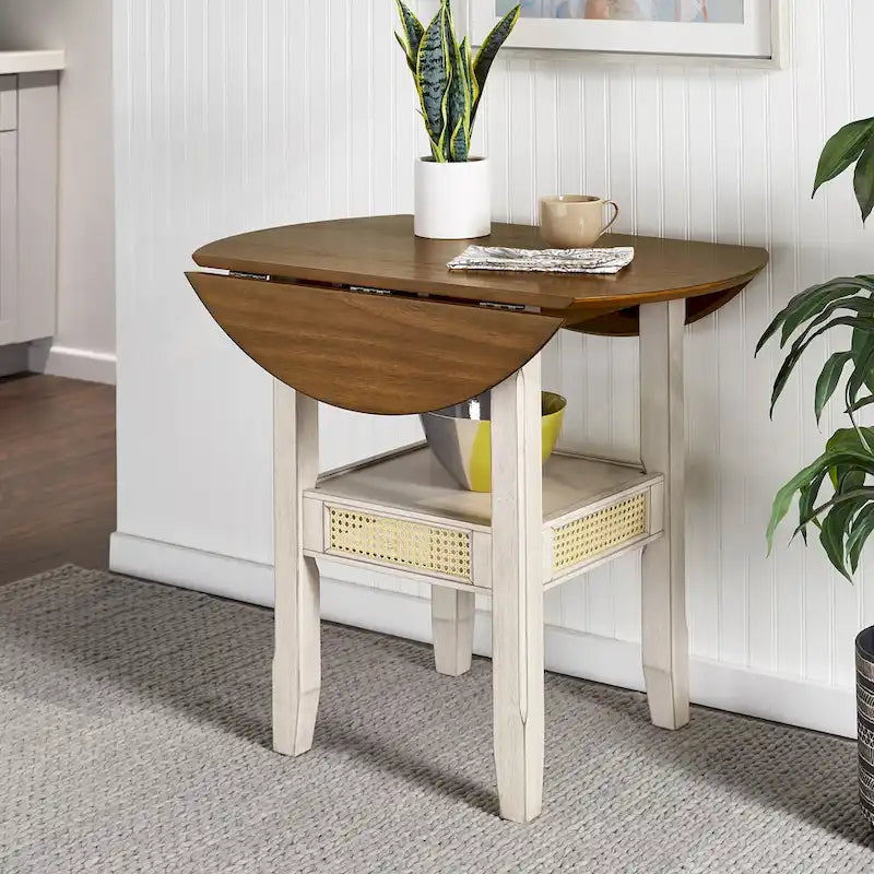 36 Inch Modern Rattan Table