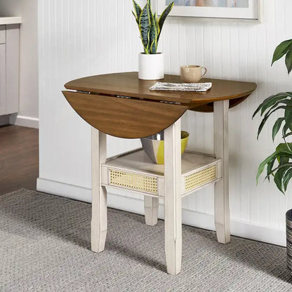 36 Inch Modern Rattan Table