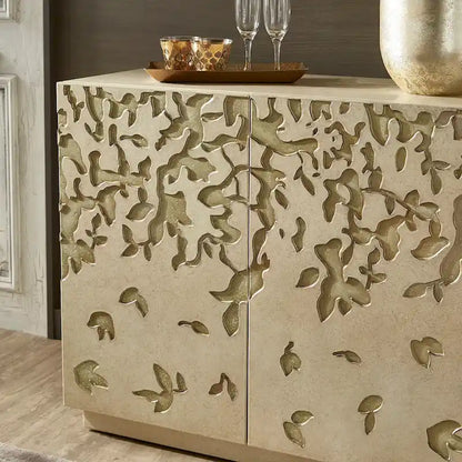 35.04 Inch Modern Metal Cabinet Adjustable