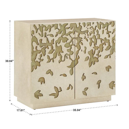 35.04 Inch Modern Metal Cabinet Adjustable