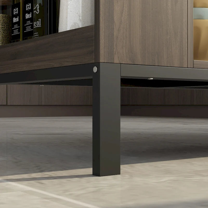 Modern Wood Marble Cabinet