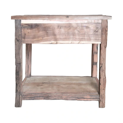 Rustic Wood Kitchen Cart