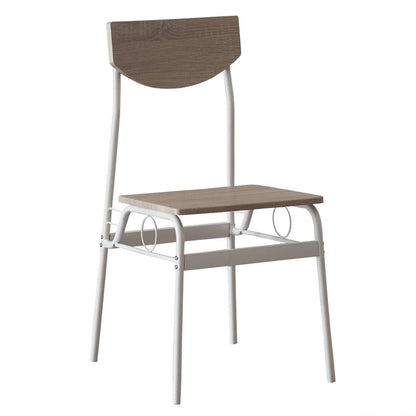 Modern Metal Engineered Wood Dining Set