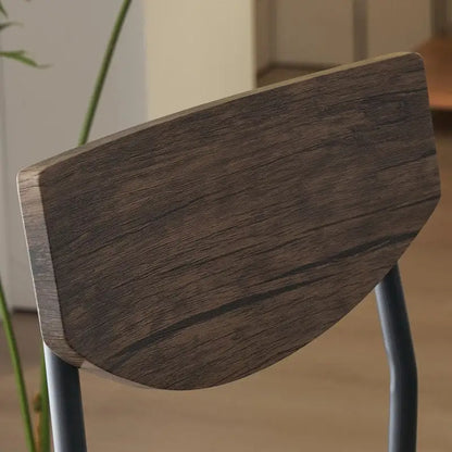 Modern Metal Engineered Wood Dining Set