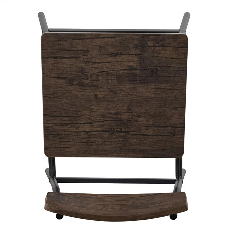 Modern Metal Engineered Wood Dining Set