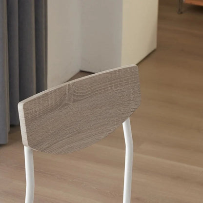 Modern Metal Engineered Wood Dining Set