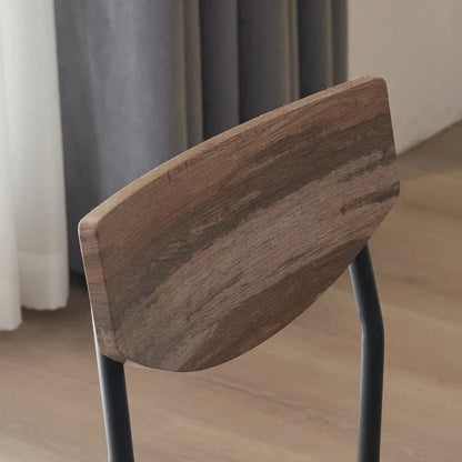 Modern Metal Engineered Wood Dining Set