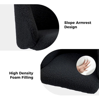 Mid-Century Modern Solid Wood Metal Table Adjustable