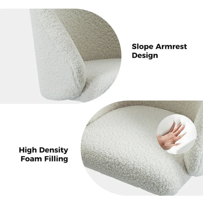 Mid-Century Modern Solid Wood Metal Table Adjustable