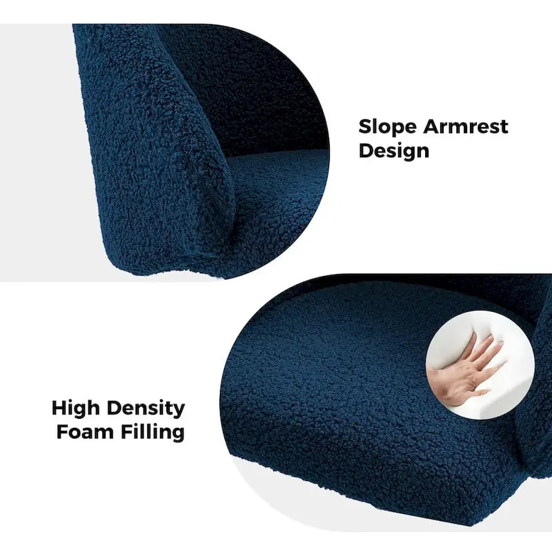 Mid-Century Modern Solid Wood Metal Table Adjustable