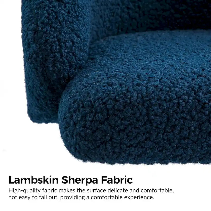 Mid-Century Modern Solid Wood Metal Table Adjustable