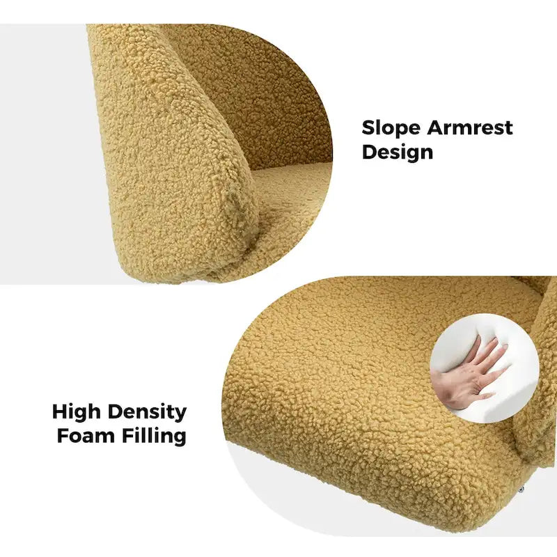 Mid-Century Modern Solid Wood Metal Table Adjustable