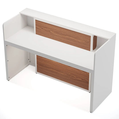 63 Inch Wood Engineered Wood Table LED