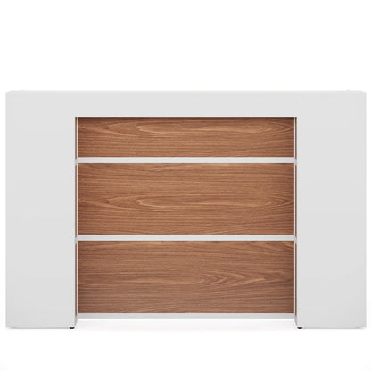 63 Inch Wood Engineered Wood Table LED