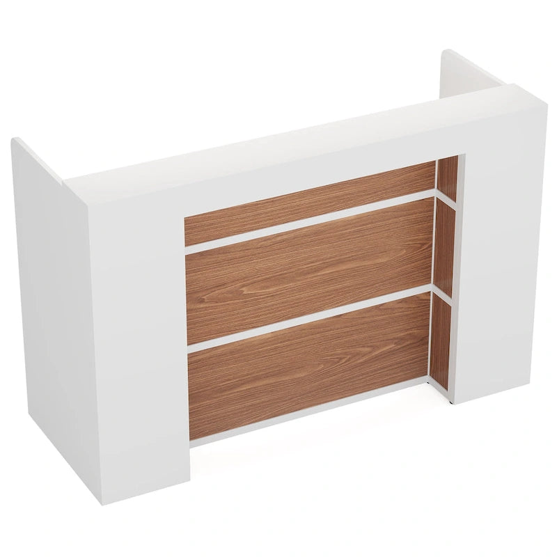 63 Inch Wood Engineered Wood Table LED