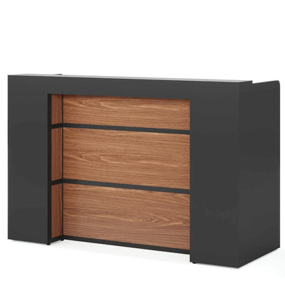 63 Inch Wood Engineered Wood Table LED