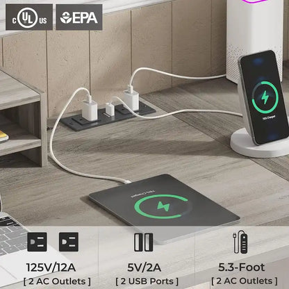 Wood Metal Table Adjustable