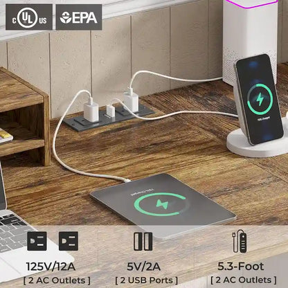 Wood Metal Table Adjustable