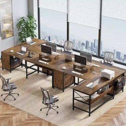 Wood Metal Table Adjustable