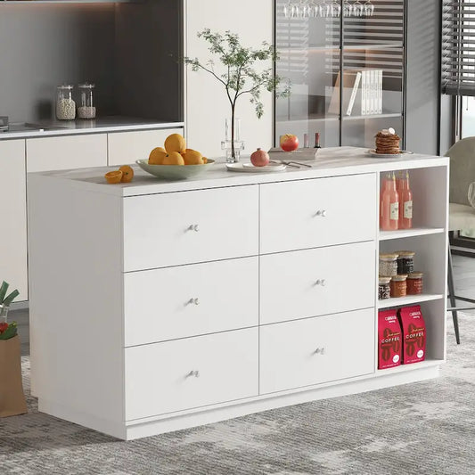 63 Inch Modern Linen Cabinet