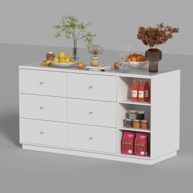 63 Inch Modern Linen Cabinet