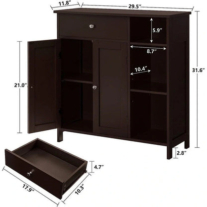 Metal Cabinet with Shelves