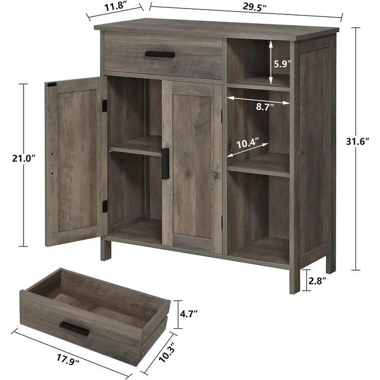 Metal Cabinet with Shelves