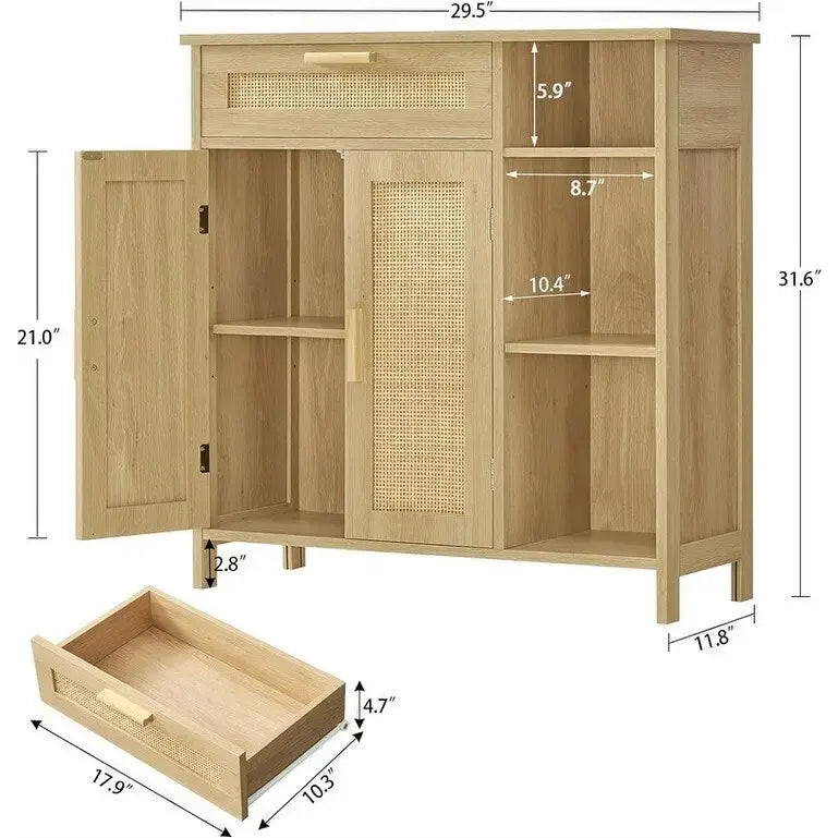 Metal Cabinet with Shelves