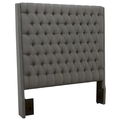 Camille Upholstered Panel Headboard Grey