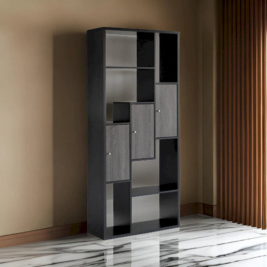 69 Inch Modern Wood Metal Cabinet