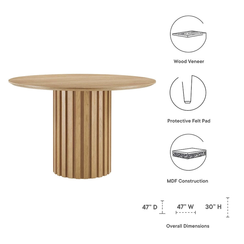 Modern Wood Engineered Wood Table