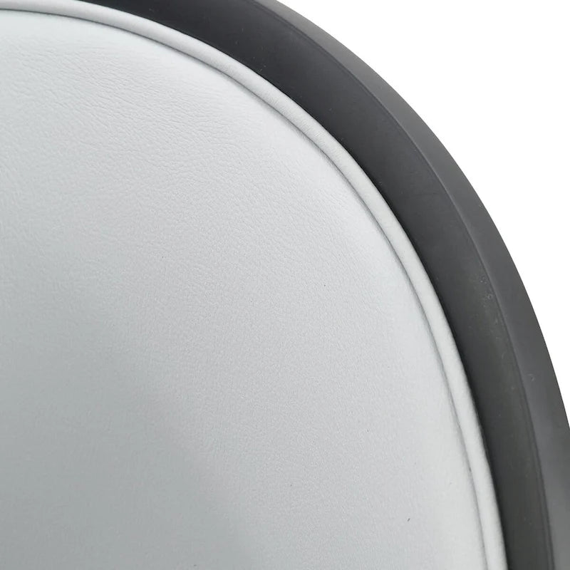 Modern Wood Metal Chair Upholstered