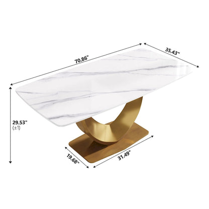 Modern Wood Metal Table