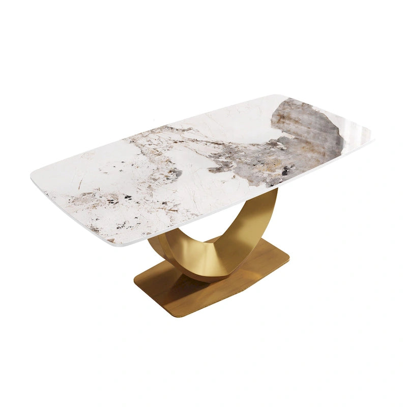 Modern Wood Metal Table