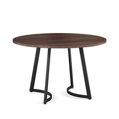 Contemporary Solid Wood Metal Table