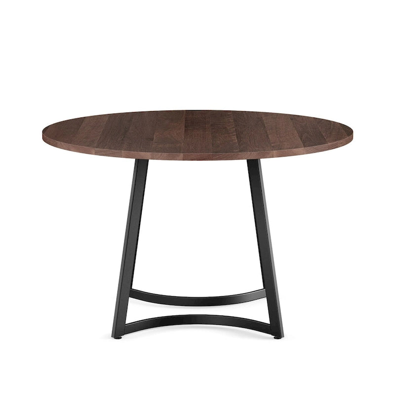 Contemporary Solid Wood Metal Table