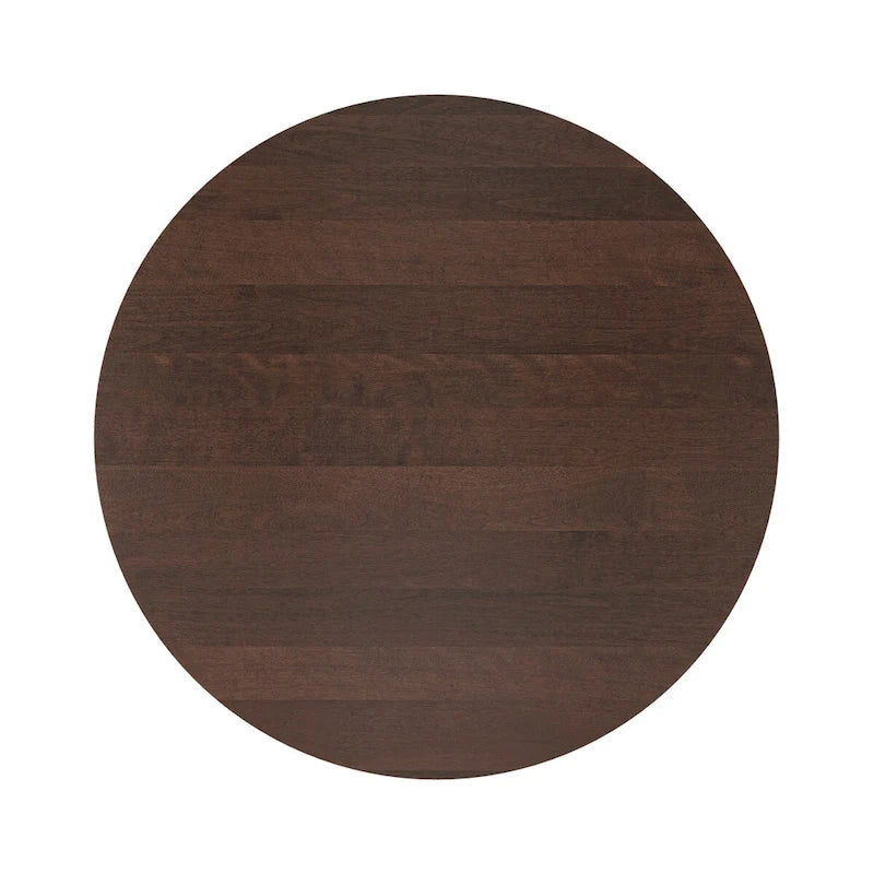 Contemporary Solid Wood Metal Table