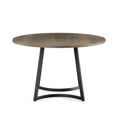 Contemporary Solid Wood Metal Table