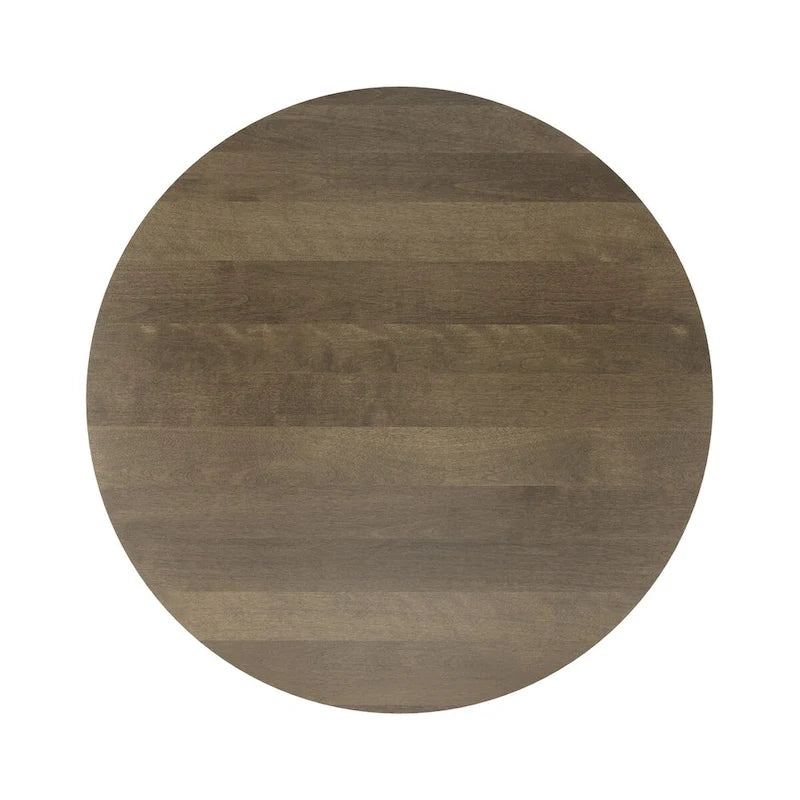 Contemporary Solid Wood Metal Table