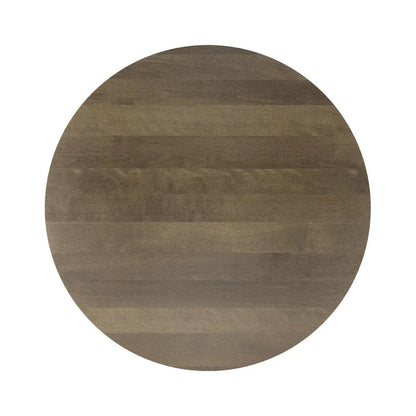 Contemporary Solid Wood Metal Table