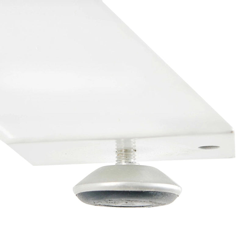 Full Modern Metal Engineered Wood Table