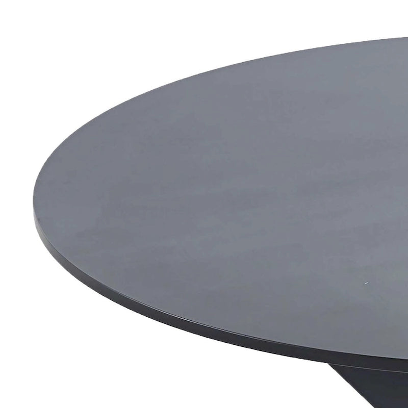 Full Modern Metal Engineered Wood Table