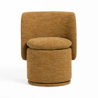 26 Inch Modern Wood Metal Chair Swivel