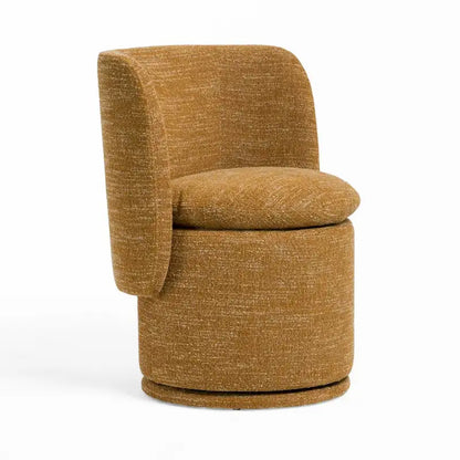 26 Inch Modern Wood Metal Chair Swivel
