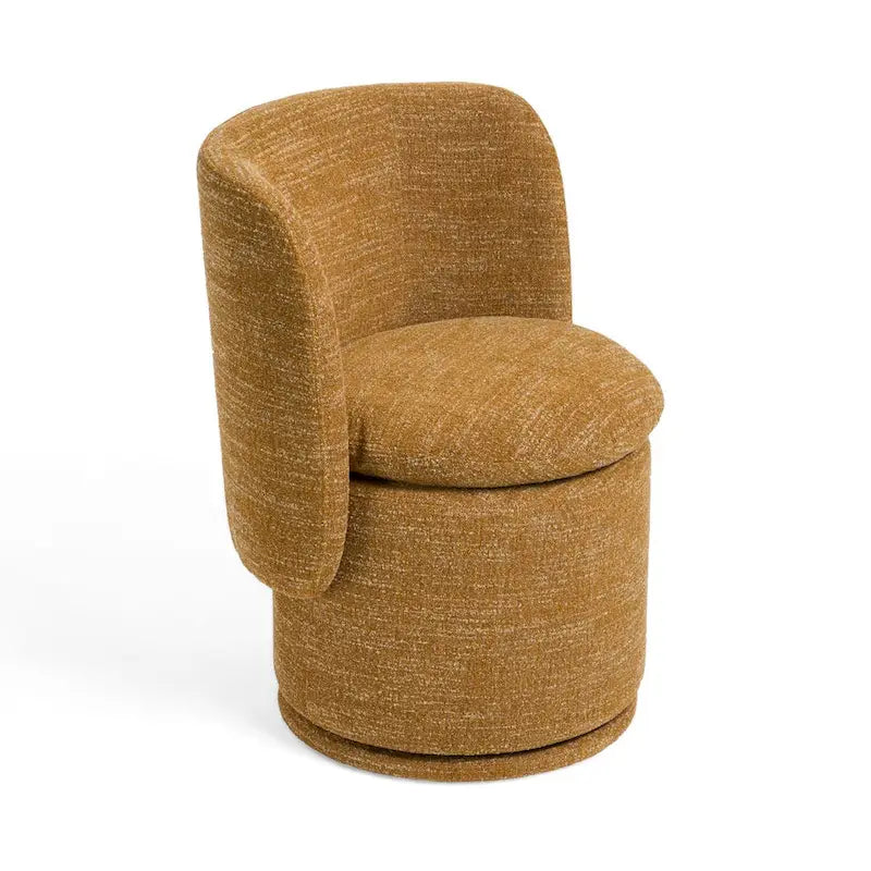 26 Inch Modern Wood Metal Chair Swivel