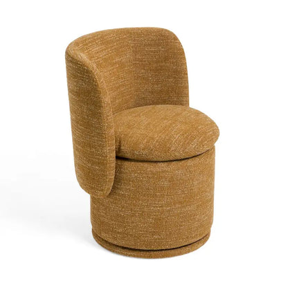 26 Inch Modern Wood Metal Chair Swivel