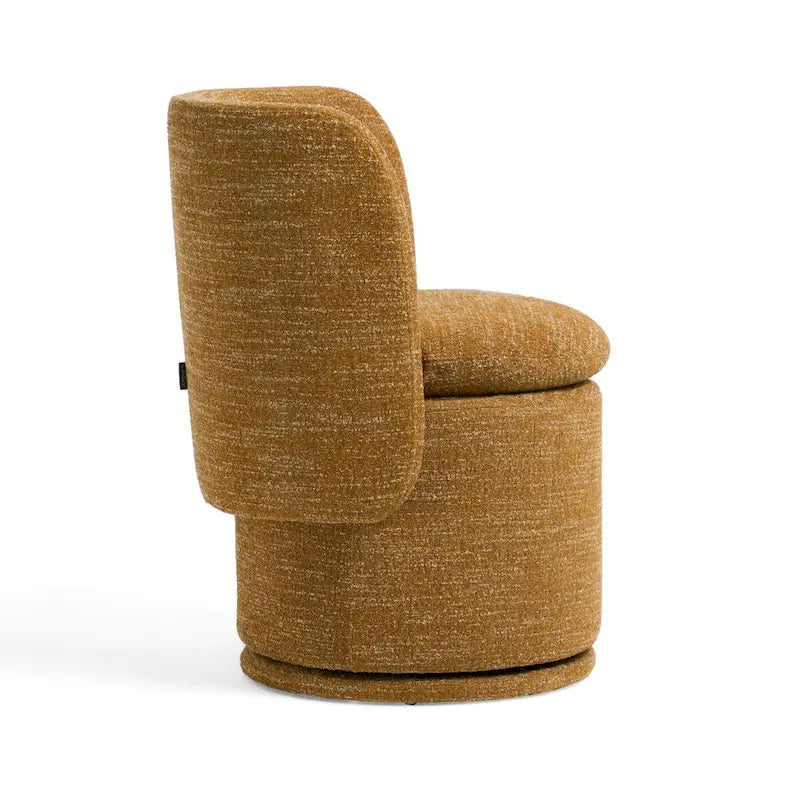 26 Inch Modern Wood Metal Chair Swivel