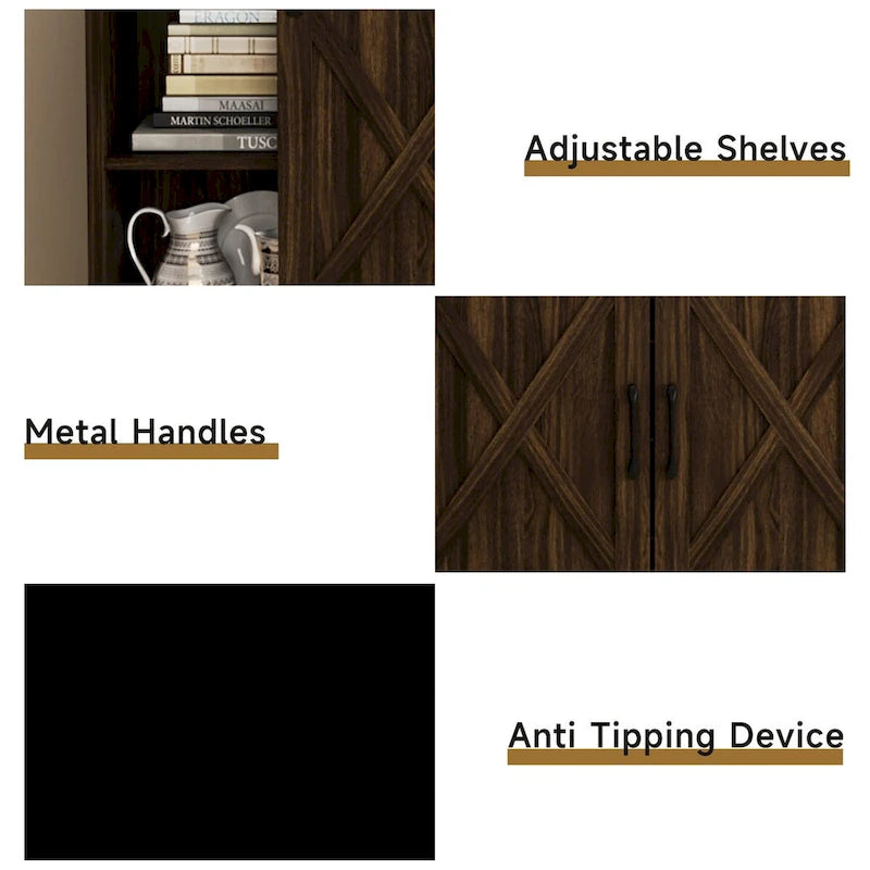 Modern Engineered Wood Cabinet Adjustable