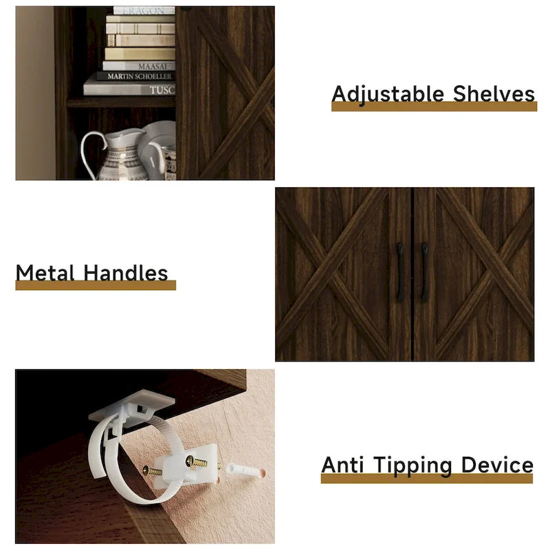 Modern Engineered Wood Cabinet Adjustable