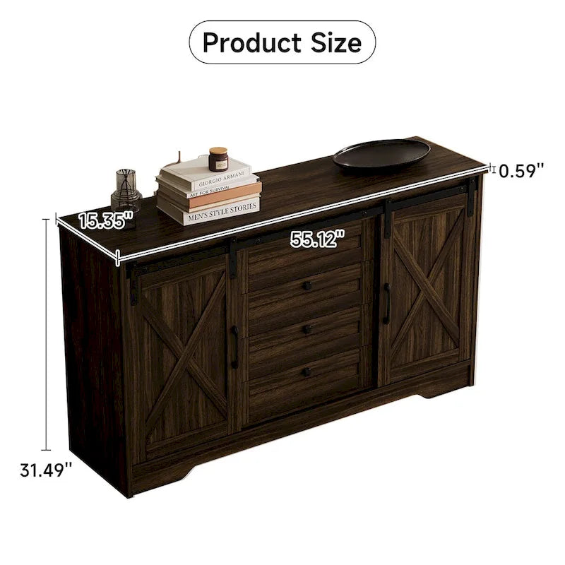 Modern Engineered Wood Cabinet Adjustable